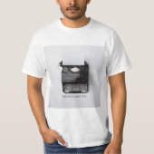 T-shirt Machine à écrire Words Matter (Devant)