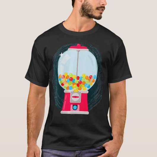 T-shirt Machine à gogo pour femmes Distributeur de bonbons (Devant)