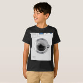 T-shirt Machine à laver blanche (Devant entier)