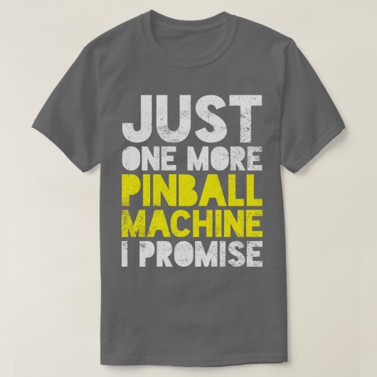 T-shirt Machine à Pinball (Design devant)