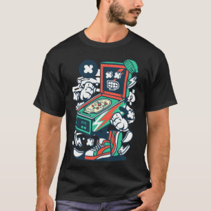 T-shirt Machine à pinball