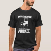 T-shirt Machine À Pinball Et Machine À Jeu D'Arcade Introd (Devant)
