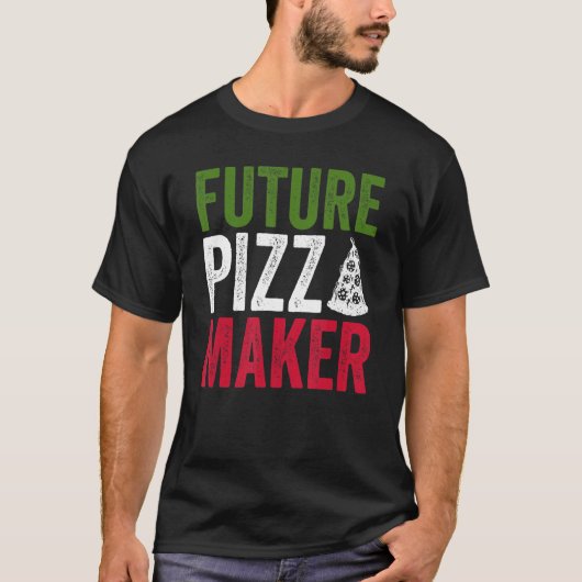 T-shirt Machine À Pizza Hobby Et Future Pizza Expert (Devant)