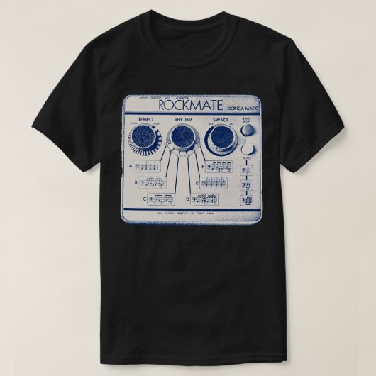 T-shirt Machine à tambour Keio Rockmate (Design devant)