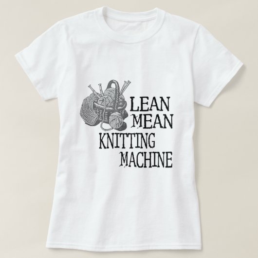 T-shirt Machine à tricoter (Design devant)