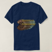 T-shirt Machine à voyager dans le temps Steampunk - Hier e (Design devant)