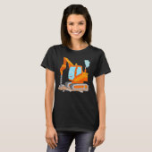 T-shirt Machine, chantier, véhicule de construction, (Devant entier)