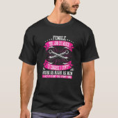 T-shirt Machine Cnc Outil Femme Et Machiniste Mie Maker (Devant)
