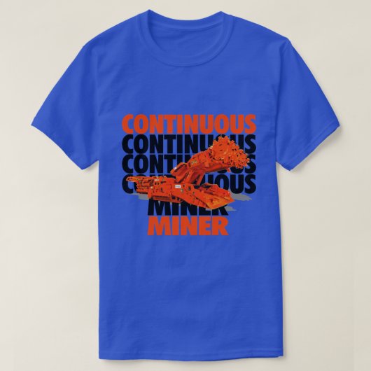 T-SHIRT MACHINE D'ABATTAGE CONTINUE (Design devant)