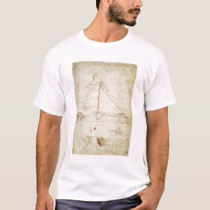 T-shirt Machine de guerre (crayon sur le papier)