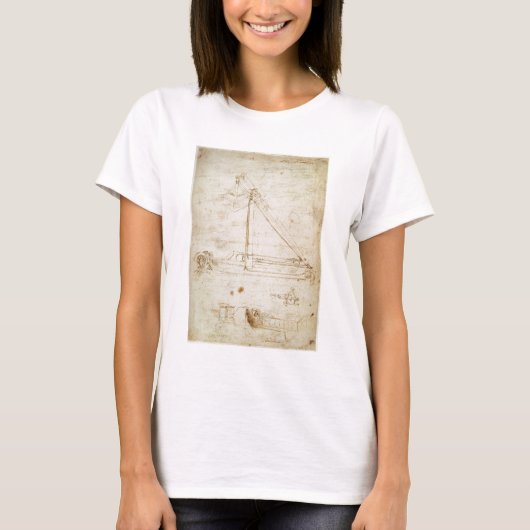 T-shirt Machine de guerre (crayon sur papier) (Devant)