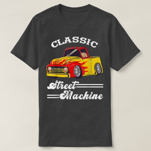 T-shirt Machine de rue Camion de ramassage classique Camio (Design devant)