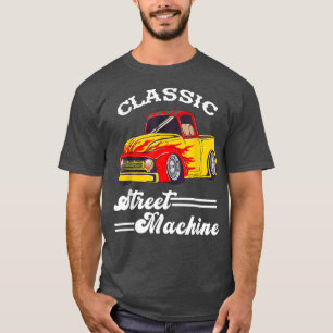 T-shirt Machine de rue Camion de ramassage classique Camio