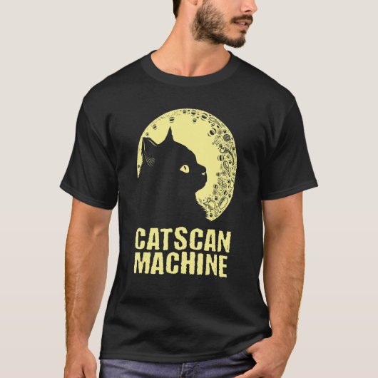 T-shirt Machine de tomodensitométrie Chat Kitten Humou (Devant)
