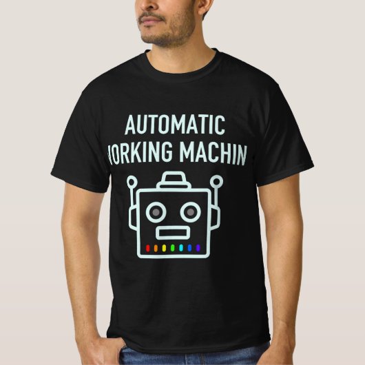 T-shirt Machine de travail automatique (Devant)