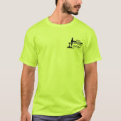 T-shirt Machine jaune de voie de MTM (Devant)
