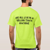T-shirt Machine jaune de voie de MTM (Dos)