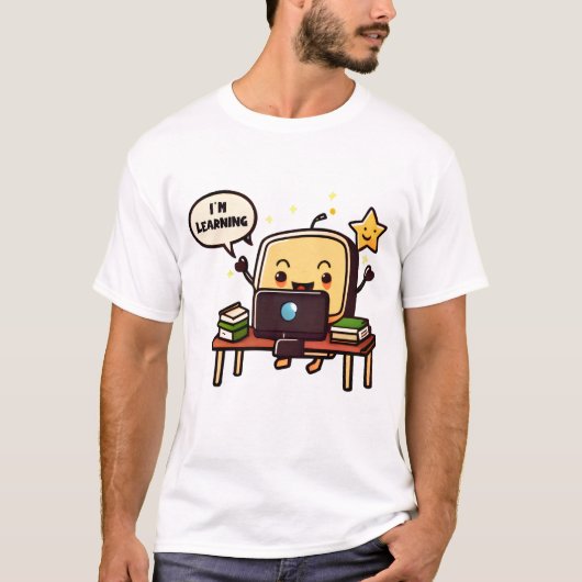 T-shirt Machine Learning Funny Computer Engineer AI (Devant)