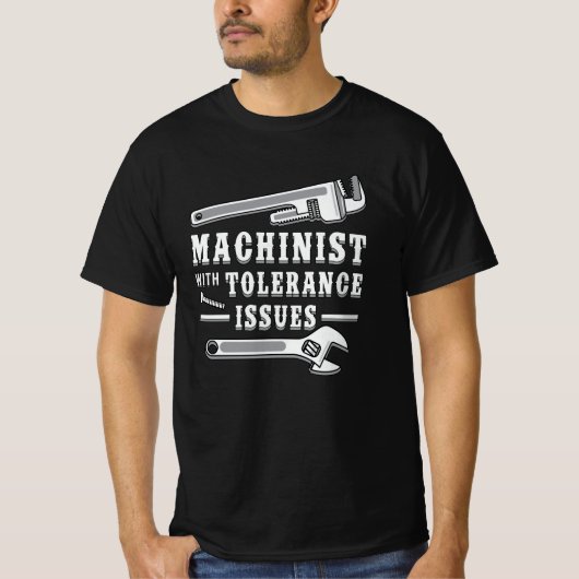 T-shirt Machine Machiniste Mécanicien CNC Machiniste Idée (Devant)
