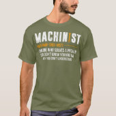 T-shirt Machine Noun CNC (Devant)