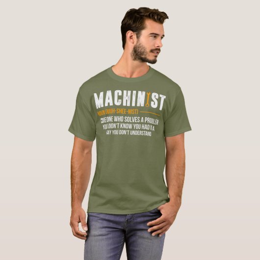 T-shirt Machine Noun CNC (Devant entier)