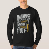 T-shirt Machine Operator Machinist (Devant)
