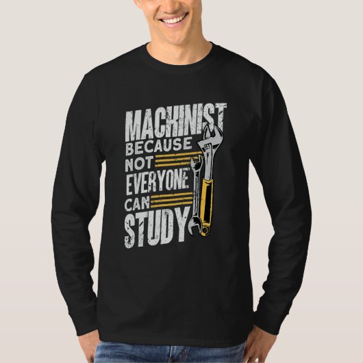 T-shirt Machine Operator Machinist (Devant)