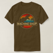 T-shirt Machine Shop Dinosaur (Design devant)