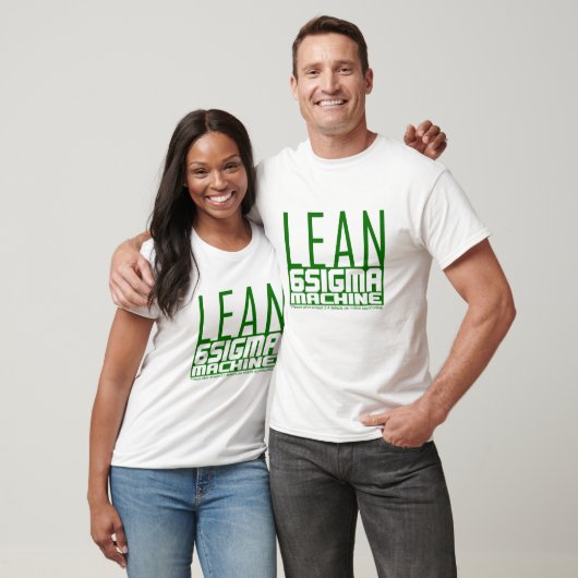 T-shirt Machine Six Sigma Lean Belt Vert (Unisexe)