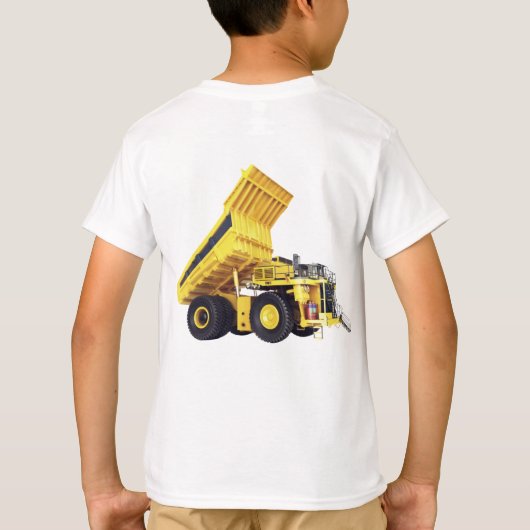 T-shirt Machinerie lourde Garçon T-T-shirt (Dos)