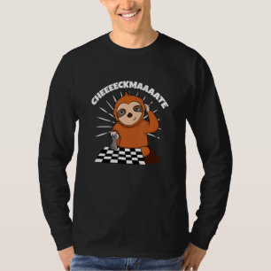 T-shirt Machines À Échecs Ceckmate Lent Dans Un Jeu D'Éche