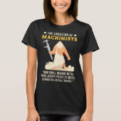 T-shirt Machinist CNC Machining Worker for CNC Operator (Devant)