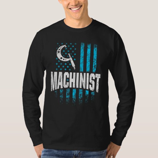 T-shirt Machinist Machine Operator Machining 78 (Devant)