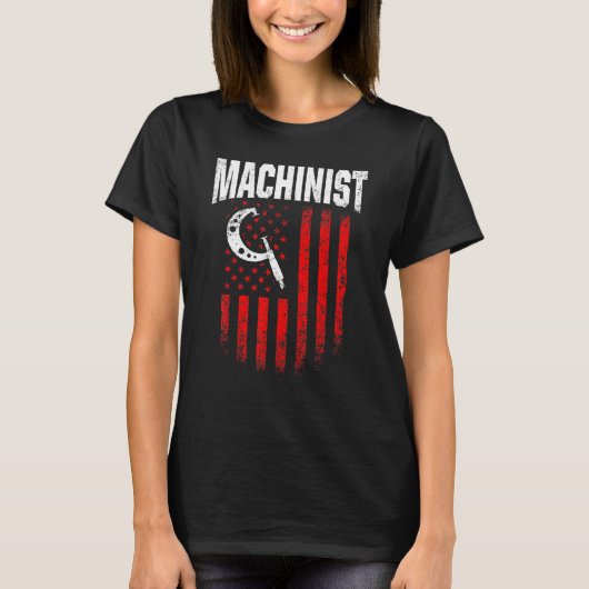 T-shirt Machinist Machine Operator Machining 79 (Devant)