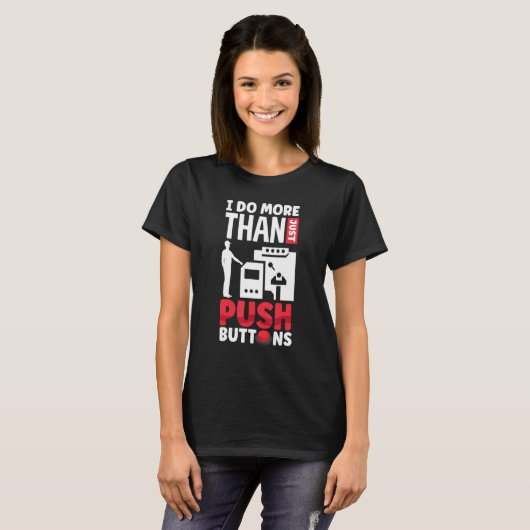 T-shirt Machiniste Cnc Machinist Machining Je Ne Fais Pas (Devant entier)