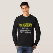 T-shirt Machiniste Forces Machine-Opérateur Machiniste Mac (Devant entier)