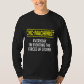 T-shirt Machiniste Forces Machine-Opérateur Machiniste Mac (Devant)