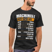 T-shirt Machiniste Gonna G84 jusqu'à elle M8´s Cnc 2 (Devant)