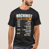 T-shirt Machiniste Gonna G84 jusqu'à elle M8´s Cnc 2 (Devant)