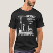 T-shirt Machiniste Je Peux Vous L'Expliquer Opérateur Cnc (Devant)