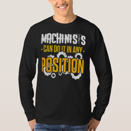T-shirt Machiniste Machine Opérateur Machiniste Machinerie (Devant)