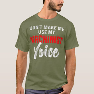 T-shirt Machiniste Machine vocale Opérateur