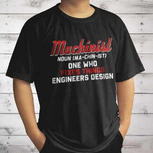 T-shirt Machiniste Nom Machiniste Signification ingénieur