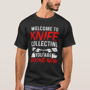 T-shirt Machirologue Sharp Couteaux Collecteur Couteau C