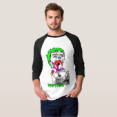 T-shirt Mâchoire de zombi (Devant entier)
