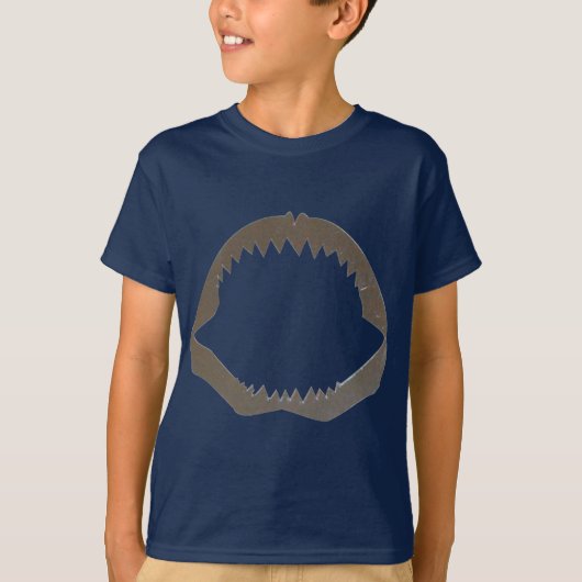 T-shirt Mâchoires de requin de chrome (Devant)