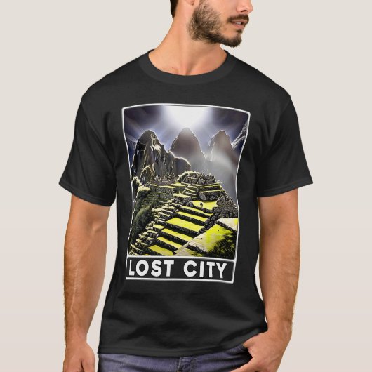 T-shirt Machu Picchu Cordillera Peru Lost City (Devant)