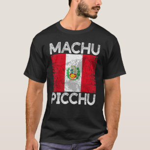 T-shirt Machu Picchu Pérou Drapeau péruvien Inca