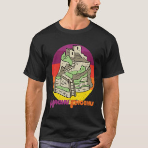 T-shirt Machu Picchu Retro Pérou Ville Inca Amérique du Su