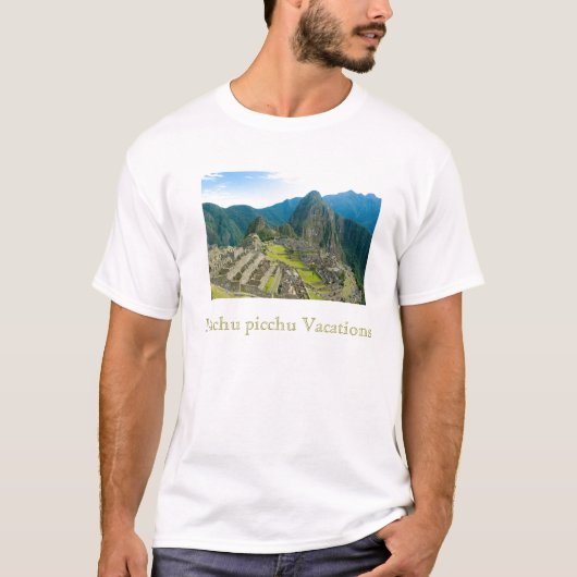 T-SHIRT MACHU PICCHU VACATIONS (Devant)